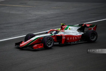 Oliver Bearmanın qalib gəldiyi “Formula 2” yarışından FOTOREPORTAJ