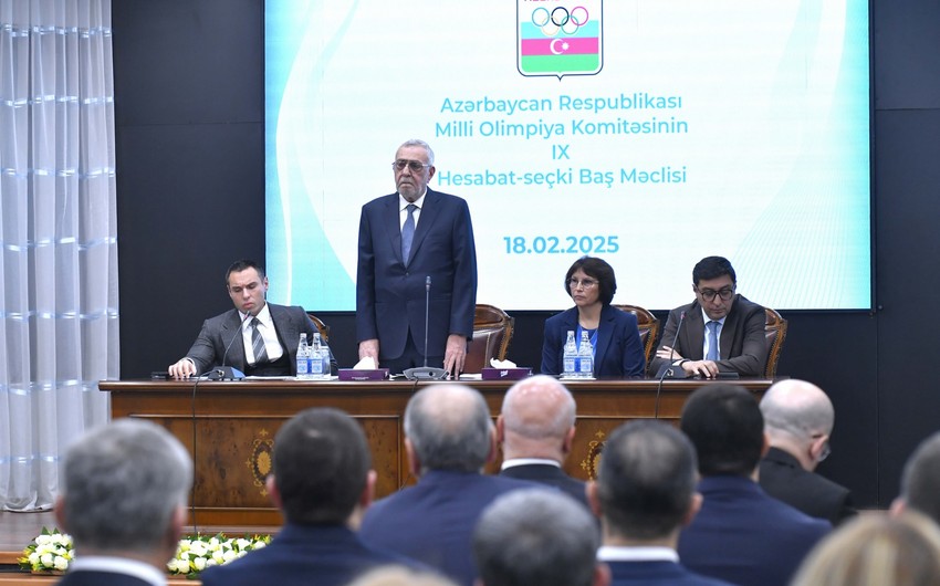 Azerbaijan's National Olympic Committee holds its 9th Reporting and Election General Assembly