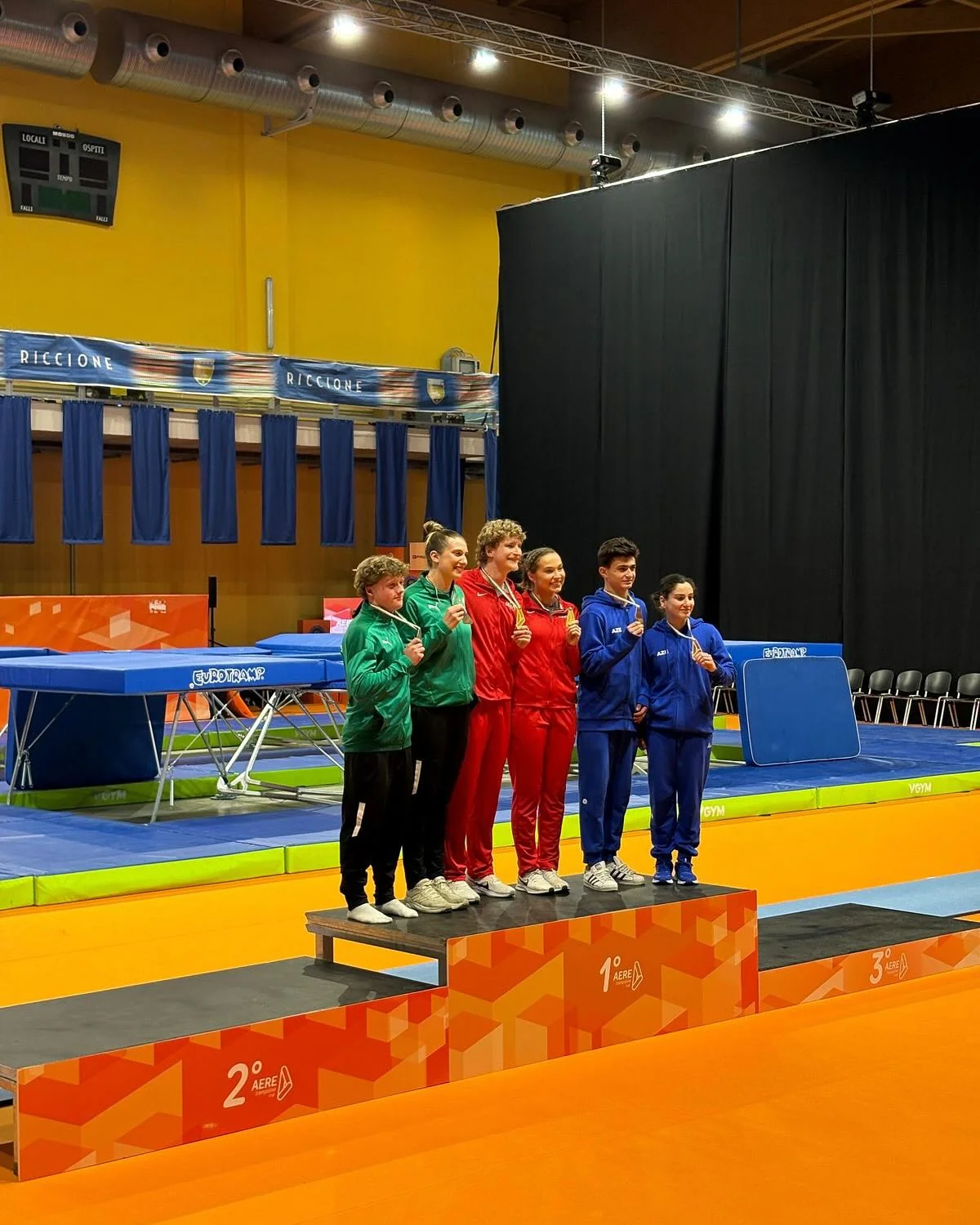 Azərbaycan gimnastları İtaliyada bürünc medal qazanıblar
