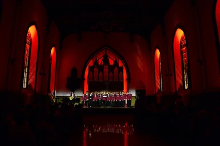Leyla Əliyeva Tallinn Oğlanları Xoru və Horizonte Ansamblının konsertində  iştirak edib