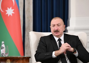  Ильхам Алиев: Зангезурский коридор - это новый проект по развитию связей, который станет одним из важных звеньев международных транспортных маршрутов