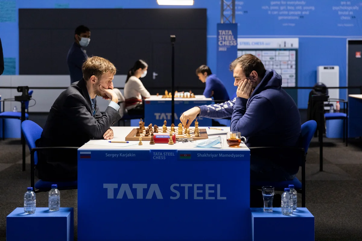 Tata Steel Chess: Мамедъяров сыграл вничью с Карякиным