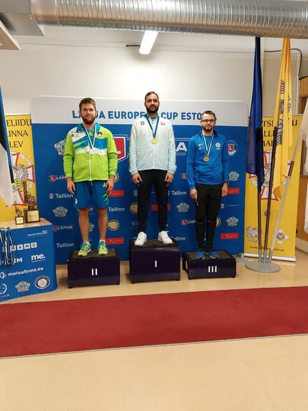 Atıcımız Ruslan Lunyov Vətənə qızıl medalla dönüb