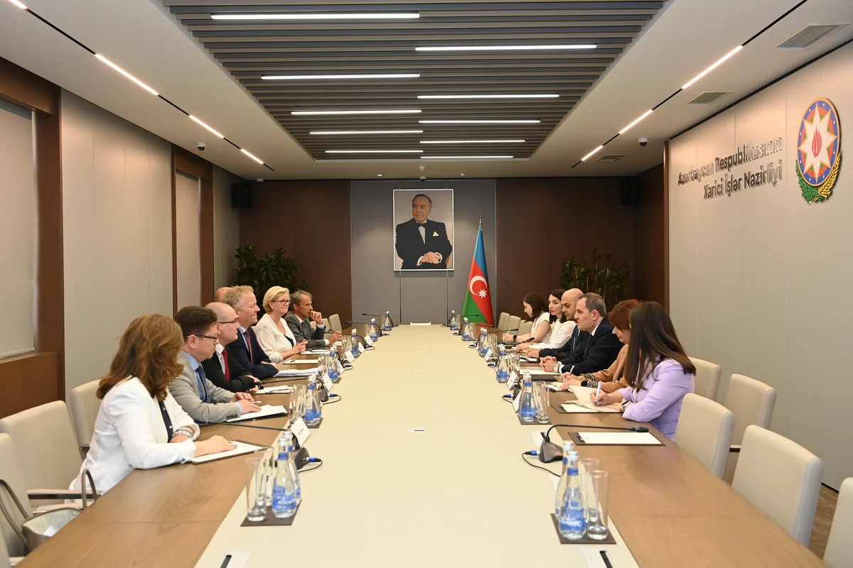Ceyhun Bayramov AŞ Nümayəndələr Komitəsinin qrup sədri ilə görüşüb