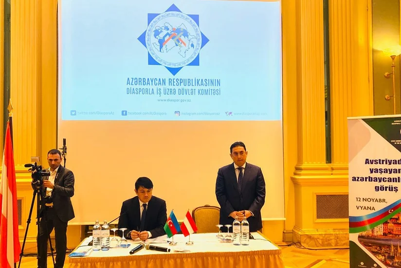 Fuad Muradov Avstriyada yaşayan azərbaycanlılarla görüşüb