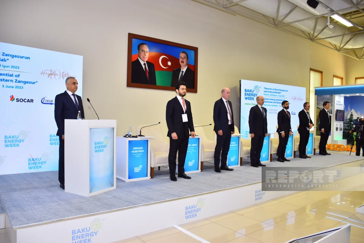 “Naxçıvan və Şərqi Zəngəzurun yaşıl enerji potensialı” mövzusunda xüsusi sessiya keçirilib