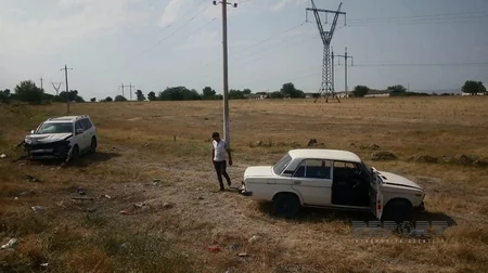 Şəmkirdə zəncirvari yol qəzası olub, xəsarət alanlar var - FOTO - YENİLƏNİB