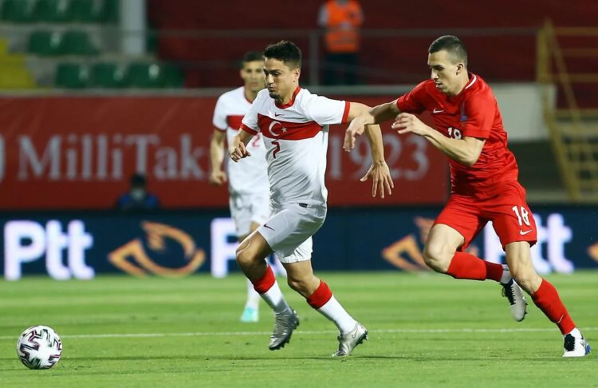 Сборная Азербайджана проиграла Турции