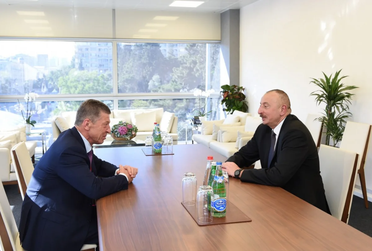 Prezident İlham Əliyev Rusiya baş nazirinin müavinini qəbul edib
