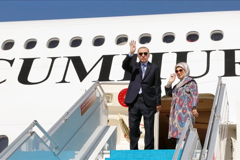 Президент Турции отбыл на саммит ШОС в Самарканд