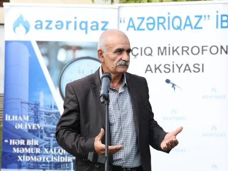 “Azəriqaz” Zərdabda “Açıq mikrofon” aksiyası keçirib