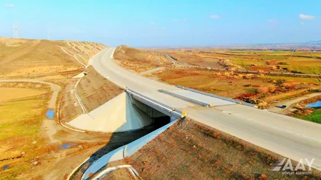 Construction of Horadiz-Jabrayil-Zangilan-Aghband road 93% complete