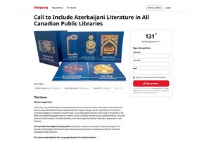 Azerbaijanis in Canada protest libraries' refusal to accept books in their native language