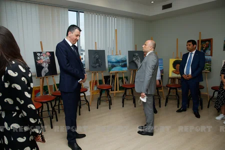 Anar Kərimov Bolnisi muzeyi və Marneuli Çay Evini ziyarət edib