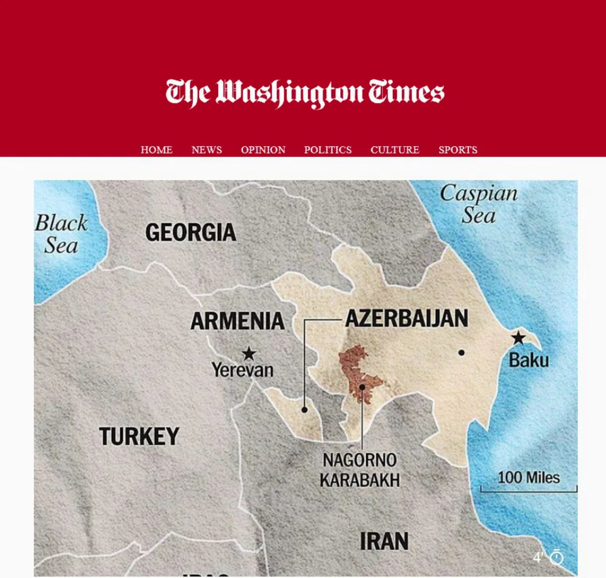 The Washington Times: US should stop financing separatists in Nagorno-Karabakh