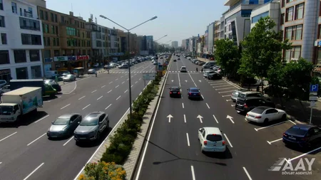 Bakının Əhməd Rəcəbli küçəsinin bir hissəsində aparılan təmir yekunlaşıb