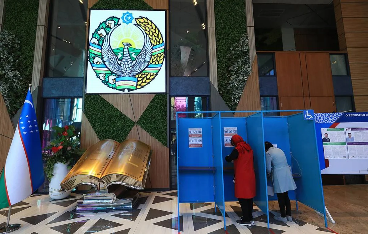 Voter turnout exceeds 70% in Uzbekistan