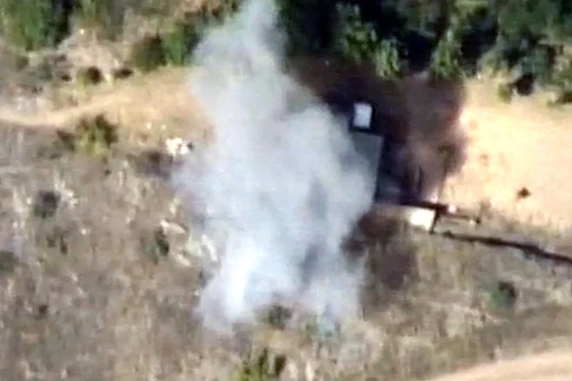 Уничтожена долговременная огневая точка противника в Товузе