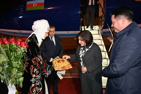 Sahibə Qafarova Qırğız Respublikasında işgüzar səfərdədir