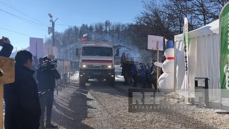 Сегодня по дороге Ханкенди-Лачын беспрепятственно проехали 22 автомобиля миротворцев
