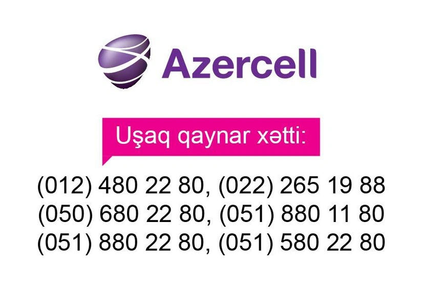 “Azercell”in “Uşaq Qaynar Xətt Xidməti”nə müraciət etmiş uşaqların sayı açıqlanıb