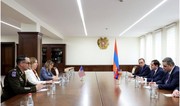 Armenian defense minister receives incoming US defense attaché to Yerevan