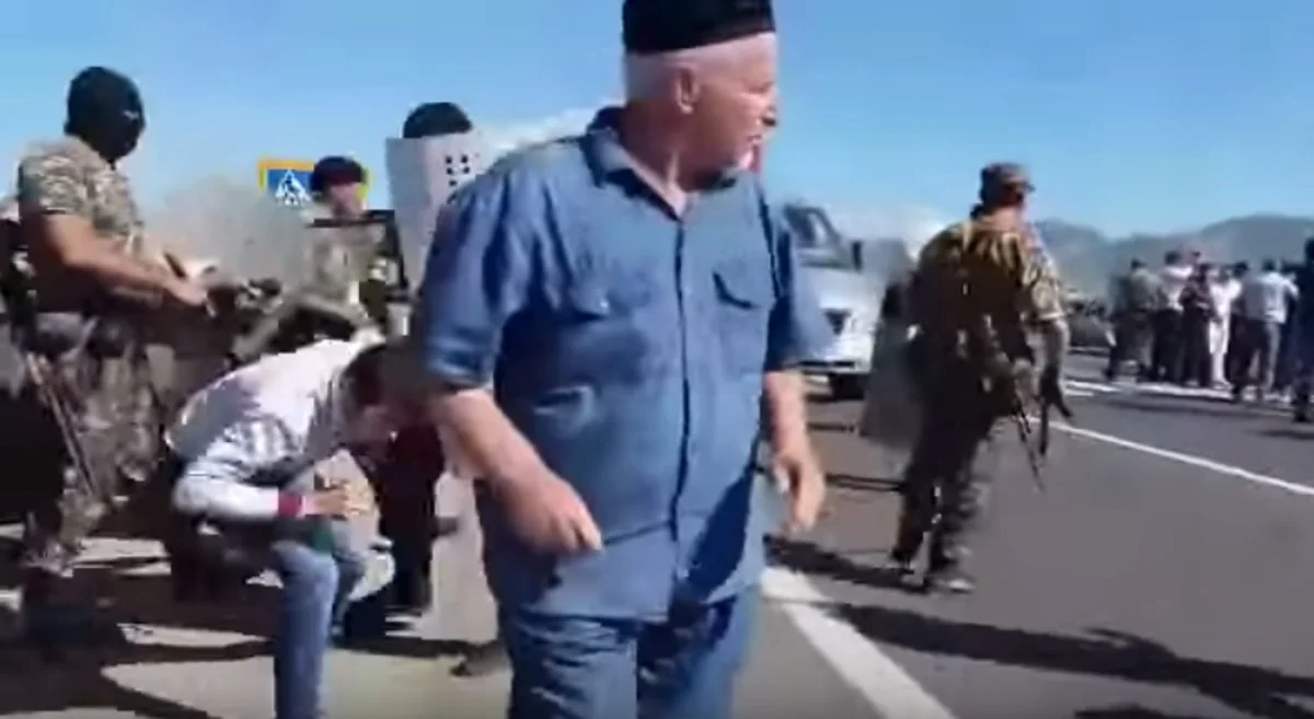 ​В Дагестане жестоко разогнали акцию протеста - ВИДЕО