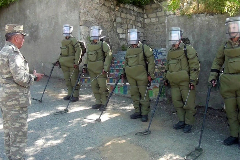 Laçın şəhəri, Zabux və Susda tələ minaların aşkarlanmasına başlanılıb