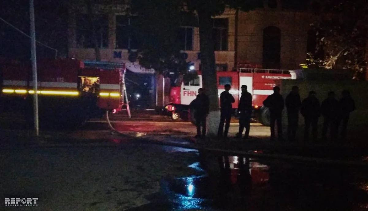 В детском саду в Газахе произошел пожар, есть пострадавшие