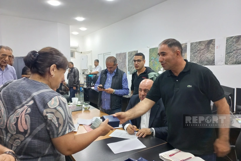 Laçın sakinlərinə evlərinin açarları təqdim edilib