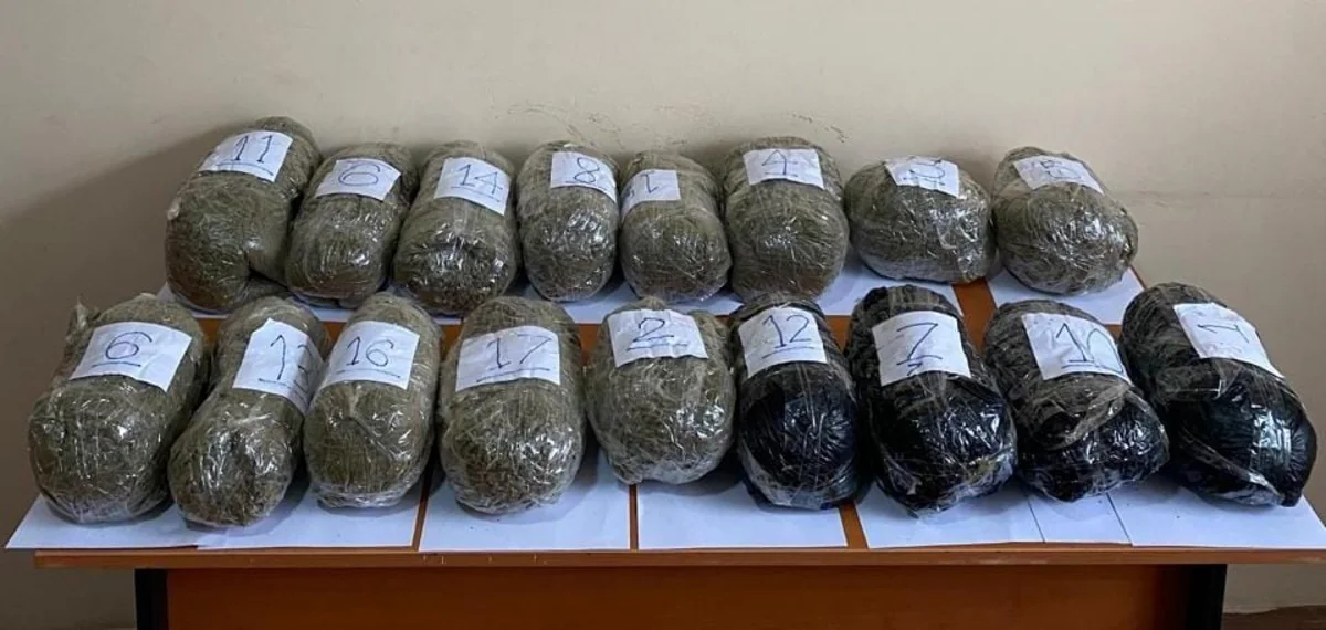 İrandan Azərbaycana 68 kq narkotik vasitənin keçirilməsinin qarşısı alınıb