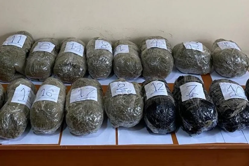 İrandan Azərbaycana 68 kq narkotik vasitənin keçirilməsinin qarşısı alınıb