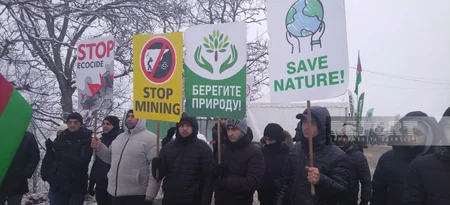 Protest on Khankandi-Lachin road continues despite snowfall 