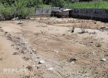 В Грузии сильный сель затопил населённое азербайджанцами село - ФОТО
