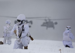 Azerbaijani servicemen join exercises in Turkiye's Sarikamish district