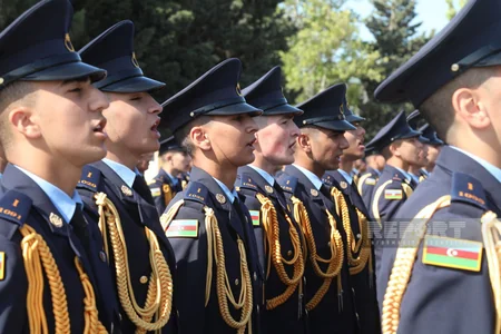 Cəmşid Naxçıvanski adına Hərbi Liseydə kursantların növbəti buraxılış mərasimi olub