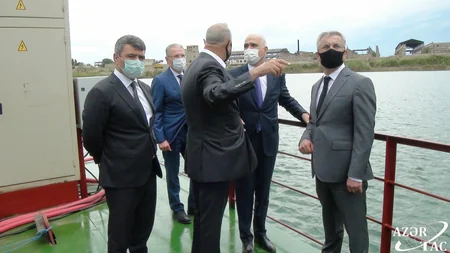 İmişlidəki göllərdən Baş Muğan kanalına su vurulmağa başlanıb