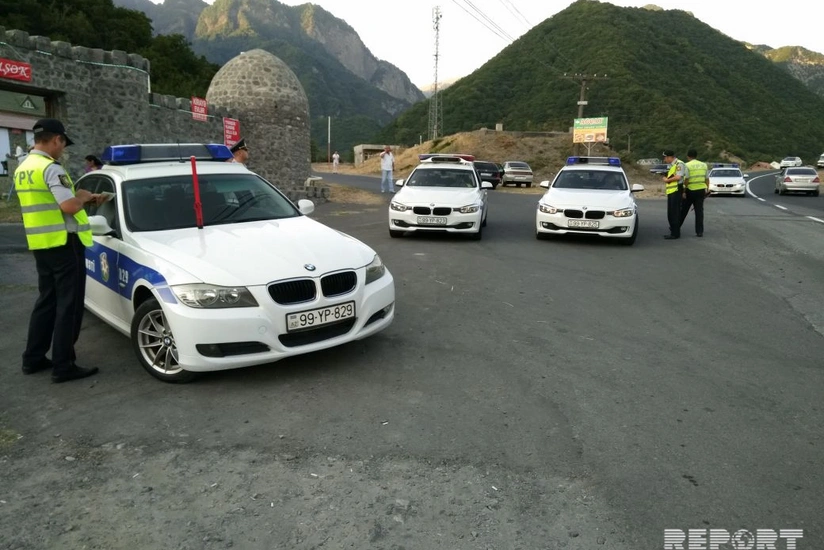 DYP turizm bölgəsində reyd keçirib, istirahətə gələn sürücülər cərimələniblər - FOTO - VİDEO