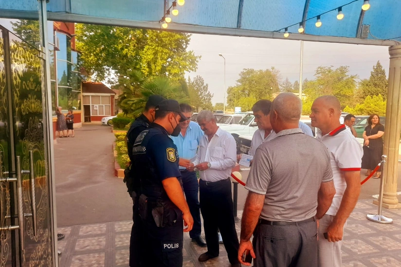 Samuxda toy qaydalarını pozanlar cərimələnib