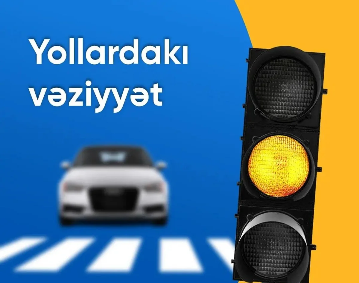 Bakının bəzi küçə və prospektlərində nəqliyyatın sıxlığı müşahidə edilir - SİYAHI