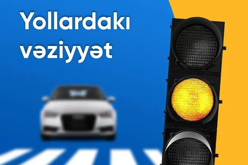Bakının bəzi küçə və prospektlərində nəqliyyatın sıxlığı müşahidə edilir - SİYAHI