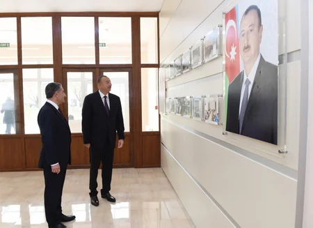 Heydər Əliyev Fondunun təşəbbüsü ilə Beyləqanda inşa edilən 240 şagird yerlik məktəb binası istifadəyə verilib