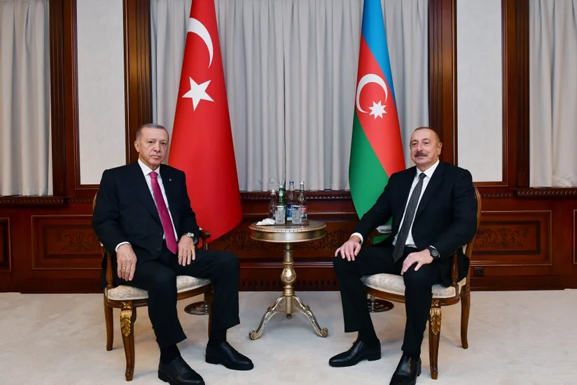 Türkiyə Prezidenti Rəcəb Tayyib Ərdoğanın şərəfinə rəsmi nahar verilib