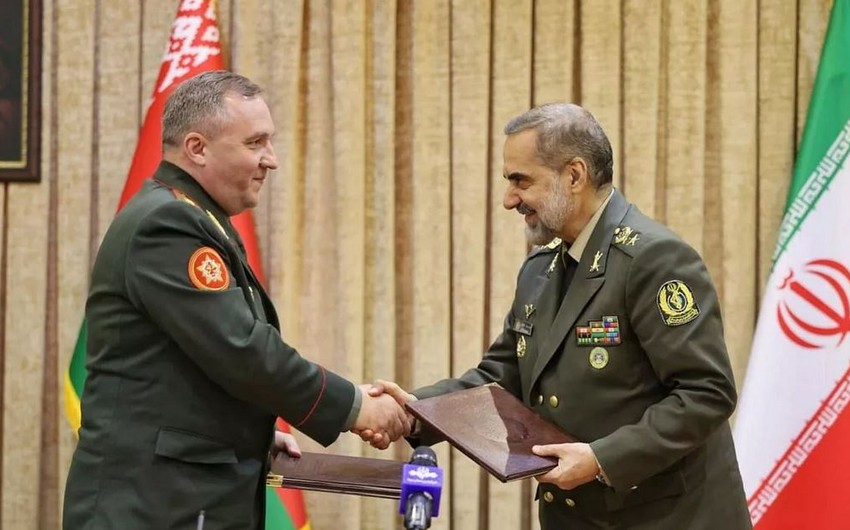 Belarus və İranın müdafiə nazirləri hərbi əməkdaşlıq haqqında memorandum imzalayıblar