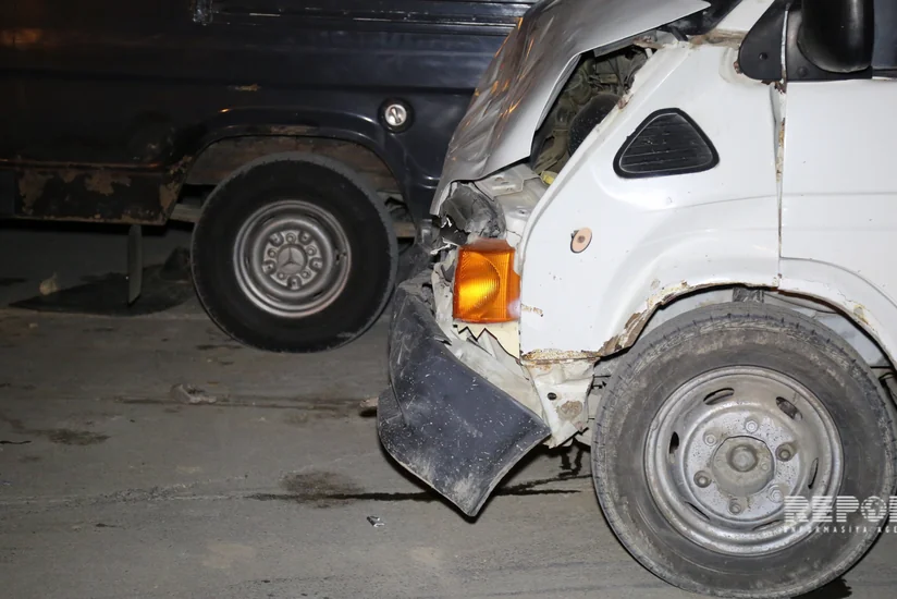 В Абшеронском районе столкнулись пассажирский автобус и грузовик, есть потерпевшие - ФОТО