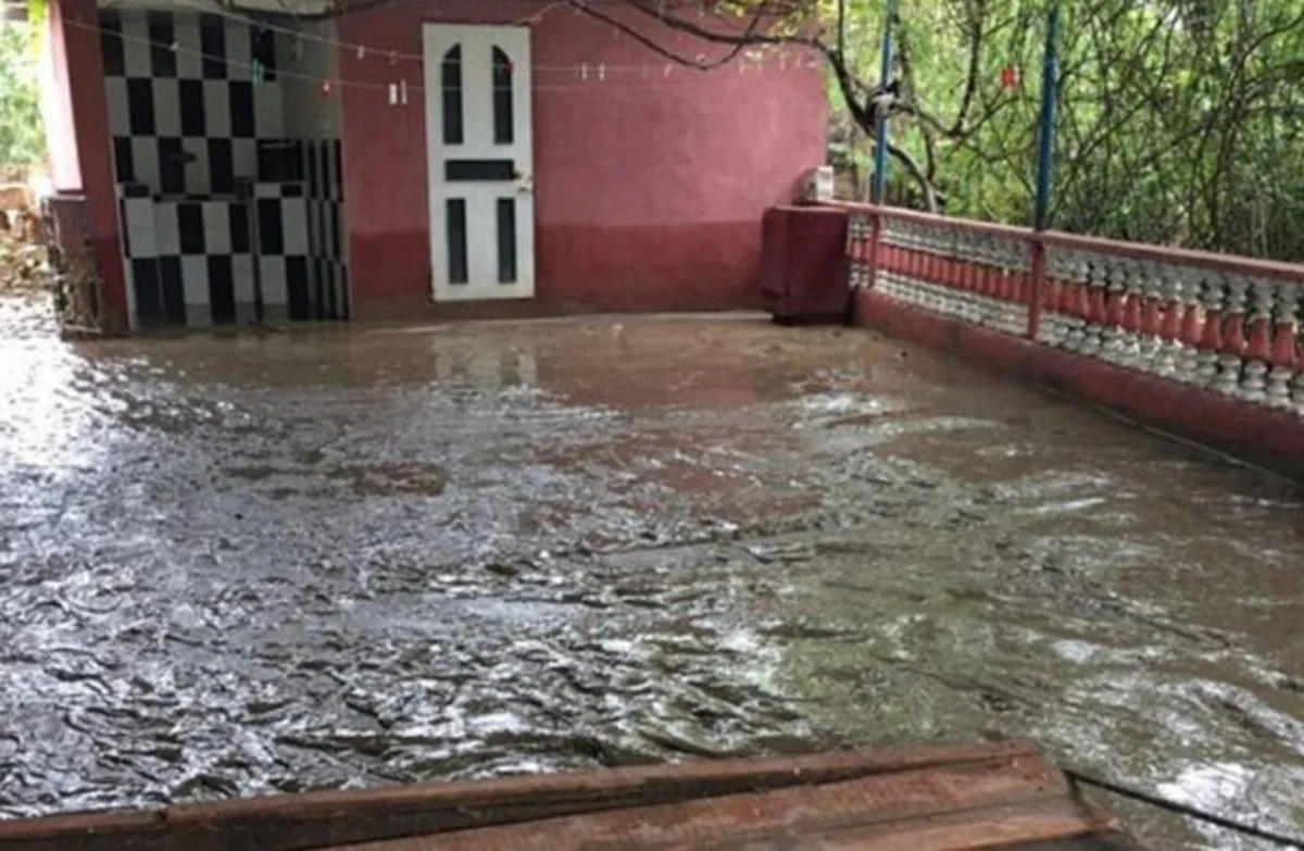 В Барде затоплены дома