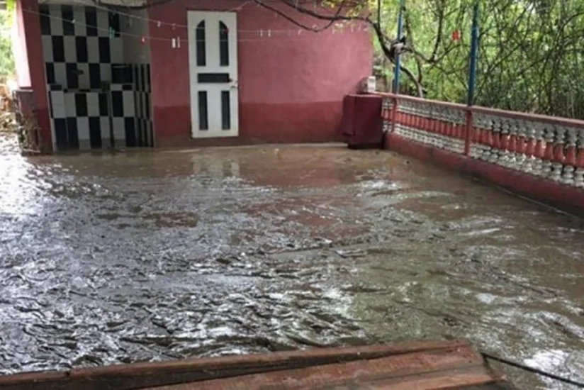 В Барде затоплены дома