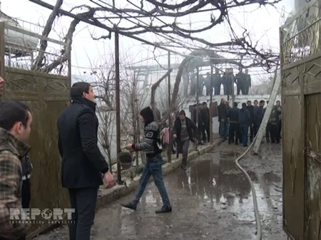 Salyanda fərdi yaşayış evində yanğın baş verib, bir nəfər ölüb - FOTO - VİDEO