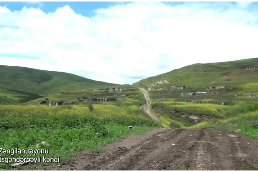 Zəngilanın İsgəndərbəyli kəndindən görüntülər - VİDEO