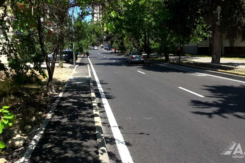 В Баку отремонтированы улицы Ашрафа Юнусова и Рухуллы Ахундова